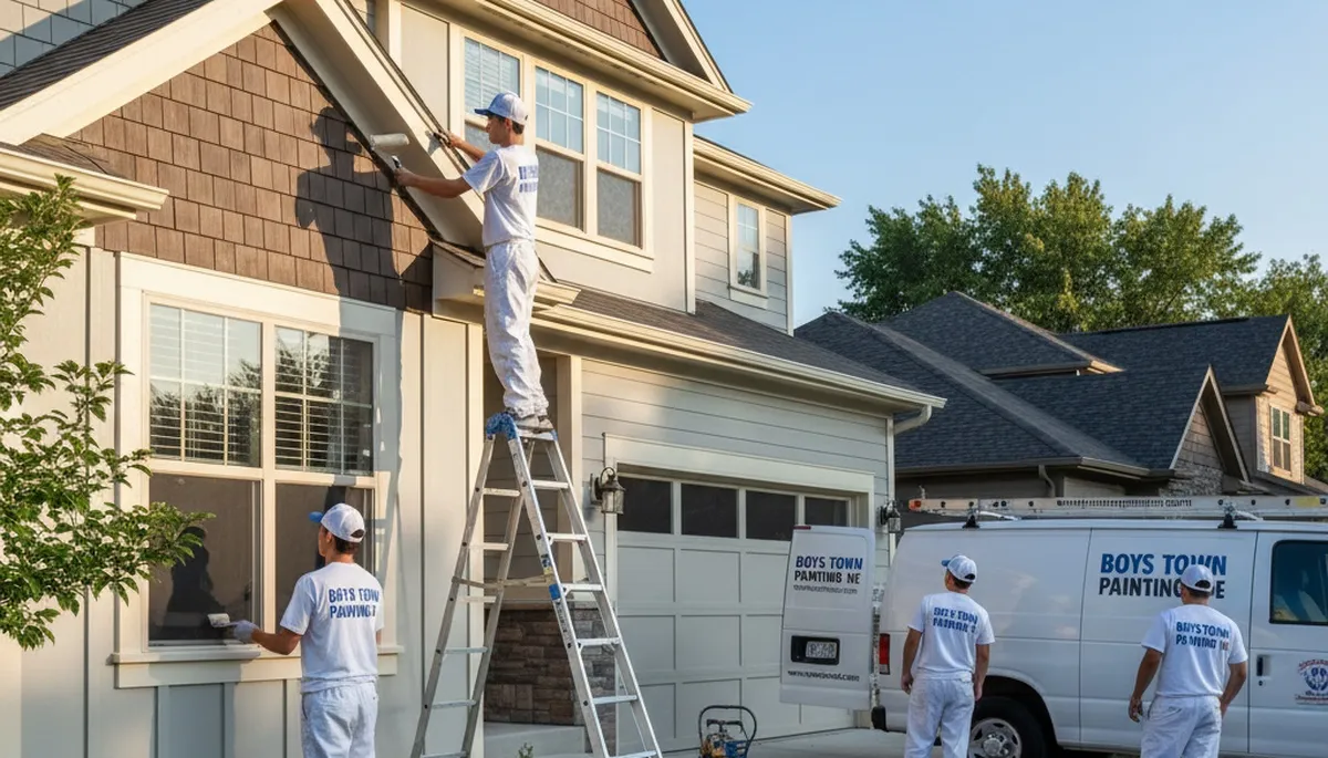 Professional house painting service in Omaha, NE for residential interior and exterior painting