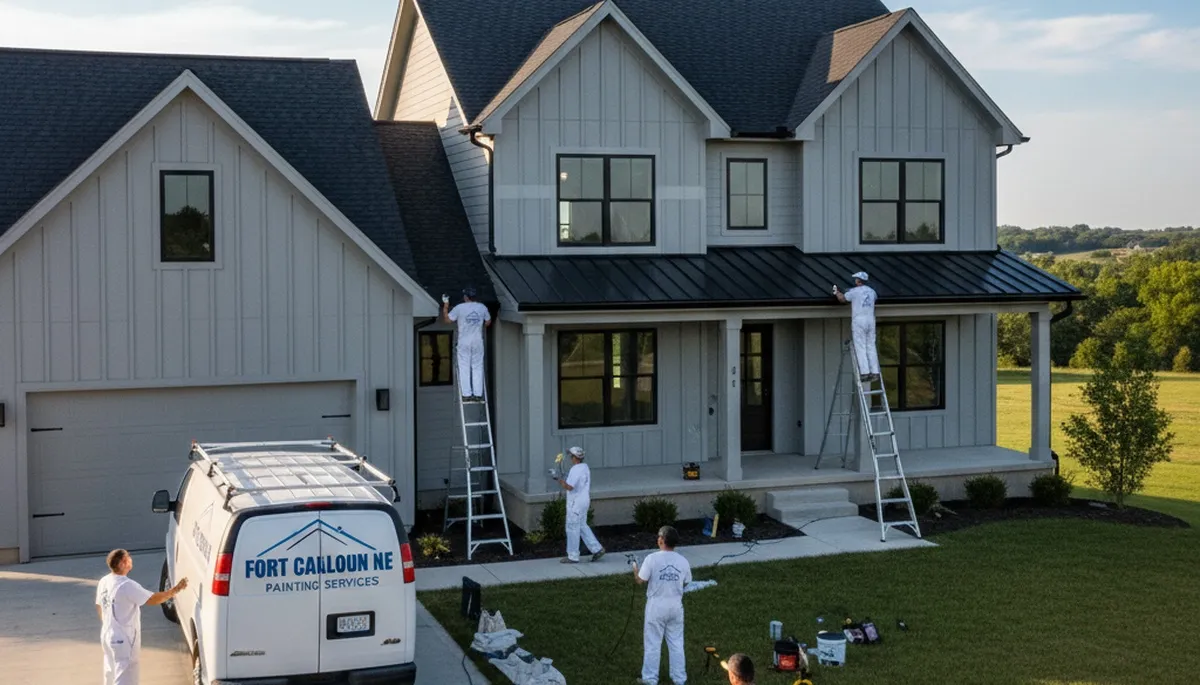 Omaha, NE house painting services by Painting in Omaha NE for residential exterior and interior projects