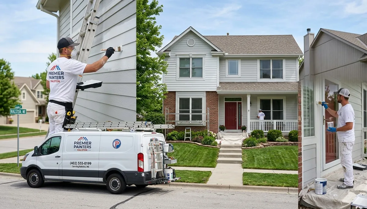 Professional house painters providing exterior painting services in Omaha, NE homes