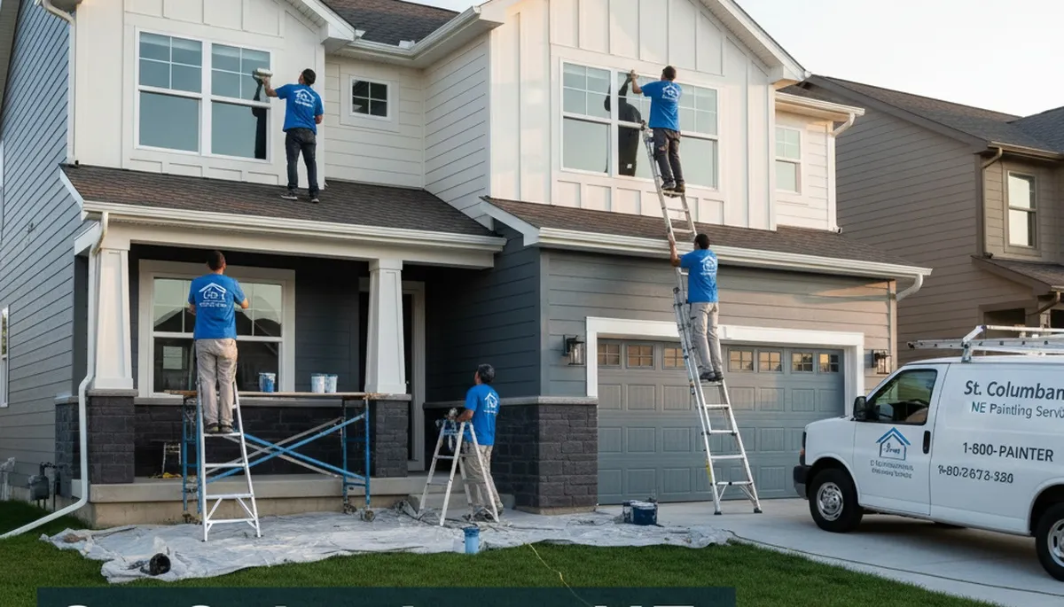 Professional house painting service in Omaha, NE for interior and exterior home projects